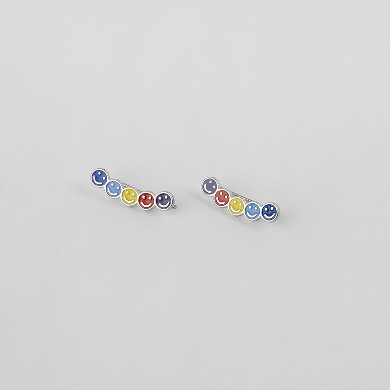 Rainbow Smile Studs